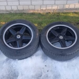 classic Ac Schnitzer R17 8j et35 wheels with good summer tires. 5x120 so perfect for VW T5, T5.1, T6 buses.