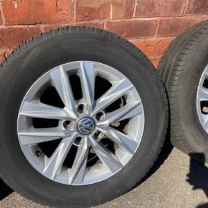 Set of 4 /15 inch original Volkswagen caddy wheels