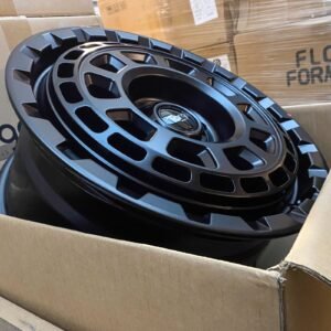 16" Vw Transporter T5 T6 T6.1 Matt Black Targa Tg9 8J Swamper Alloys X4