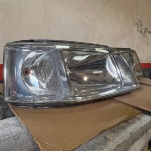restored headlights for Volkswagen Transporter T5.