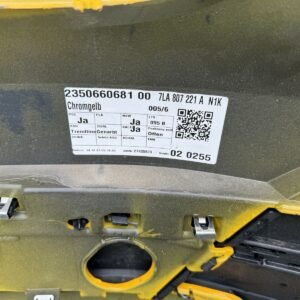 Genuine VW T6.1 Highline Front Colour Coded Bumper Chrome Yellow
